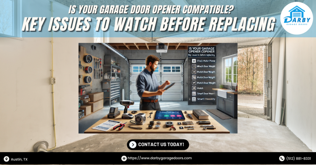 Is Your Garage Door Opener Compatible? Key Issues To Watch Before Replacing 1 Darby Garage Doors 1 3