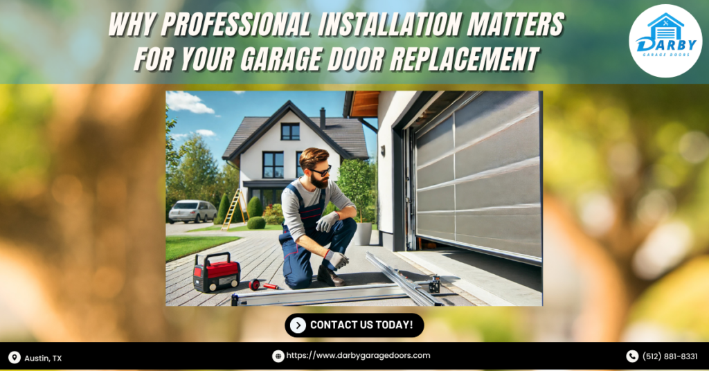 Why Professional Installation Matters For Your Garage Door Replacement 1 Darby Garage Doors 1